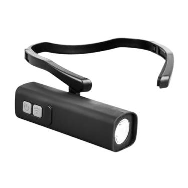 Imagem de Generic Lanterna de cabeça recarregável com controle por, luz LED brilhante para corrida, caminhada e pesca. Essencial para quem busca praticidade.