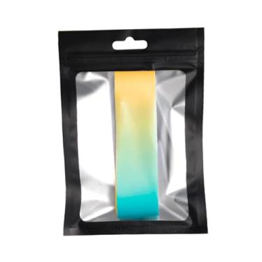 Imagem de Vaveren Protetor de borda para raquete de pickleball, acessório para raquete de pickleball, fita protetora autoadesiva para jogos, atividades em equipe e, Azul Amarelo