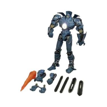 Imagem de Figura De Mecha Japonesa Red LED Tramp Neca Pacific Rim, Brinquedo Gip