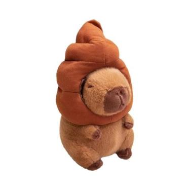 Imagem de Boneco De Pelúcia Capivara Cartoon Marrom, Almofada De 25, 35, 50cm, A