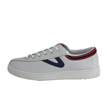 Imagem de TRETORN Tênis feminino de raquete, Branco/Azul marinho, 40