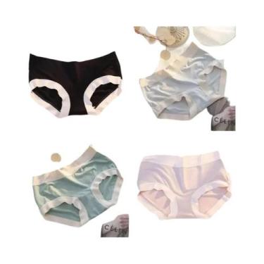 Imagem de Conjunto De Calcinhas Femininas Em Modal Confortáveis Sem Costura Ling