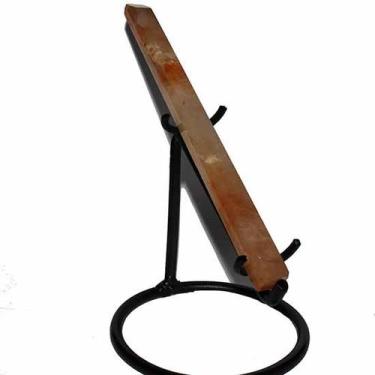 Imagem de Vara ou Bastão Pedra Aragonita Raio Laranja Natural - CristaisdeCurvel