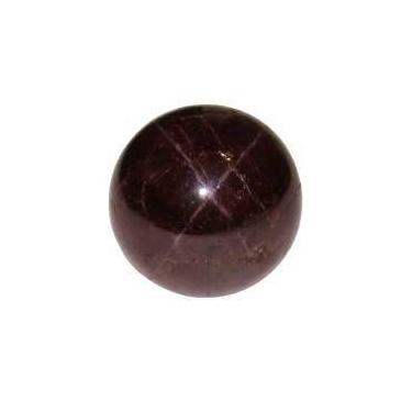 Imagem de Esfera Rodolita Estrela 27 a 29mm Pedra Natural Garimpo - CristaisdeCu