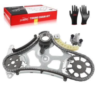 Imagem de YA-MAYPAY Kit de corrente de transmissão de trilho de guia de bomba de óleo do motor compatível com BMW 1/2/3/5/6/7Series M2 M3 M4 X3 X4 X5 X6 N55B30A 3.0T Replace#11417584079, 11417618943