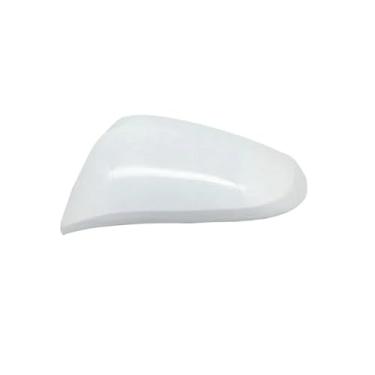 Imagem de Substituição do carro retrovisor espelho lateral capa asa tampa exterior porta traseira caso guarnição habitação preto Compatível com toyota rav4 2014-2018(White Left)