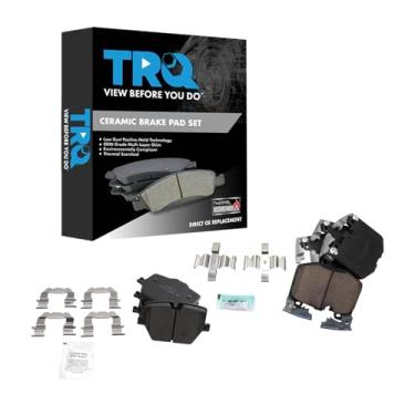 Imagem de TRQ Pastilhas de freio de cerâmica compatíveis com BMW 330i 330i xDrive 2020 M340i M340i xDrive Z4 Toyota GR Supra