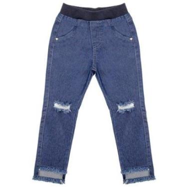 Imagem de Calça Infantil Look Jeans Cós Ribana Jeans - UNICA - 01-Feminino