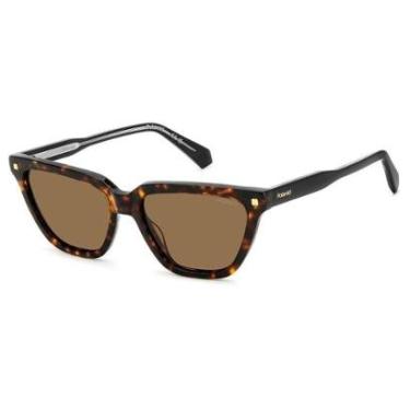 Imagem de Óculos de Sol Polaroid Pld 4157/S/X 086 - Marrom 55-Feminino