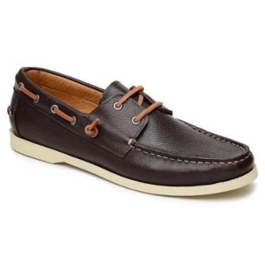 Imagem de Mocassim Jacometti Dockside Couro Conforto Casual Masculino-Masculino