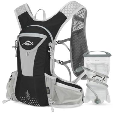 Imagem de IX INOXTO Mochila De Hidratação, Mochila Leve Para Água Com Bexiga De Hidratação De 2L, Mochila Para Homens E Mulheres, Colete De Hidratação Para Corrida, Trilha, Caminhada, Ciclismo, Corrida, Escal