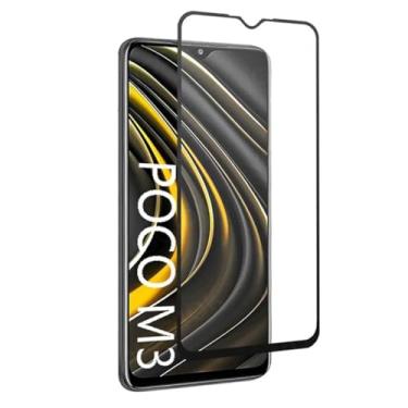 Imagem de [GL CASES] Película Para Poco M3 Vidro Temperado Anti Impacto Risco 3D 9H Pelicula Xiaomi Poco M3 Protetor De Tela Com Cobertura Total + Kit De Limpeza