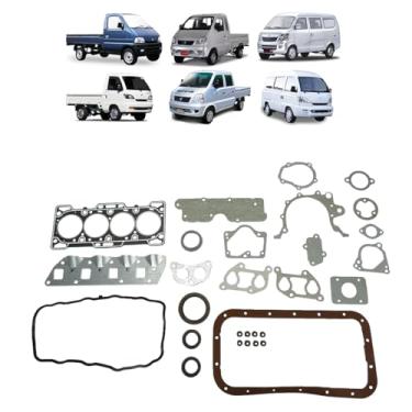 Imagem de JUNTA DO MOTOR TOWNER JUNIOR HAFEI 2007 A 2013 CHANA 2005 A 2012 EFFA START 2010 A 2014 (COMPLETO) (COM RETENTORES)