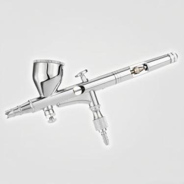 Imagem de Conjunto de Aerógrafo Profissional para Pintura Artística Tatuagem Hobby Modelo Spray Ferramenta Unha com Controle Preciso do Gatilho Retocagem Artesanato Arte Fina Fabricação Modelos Decoração Bolo