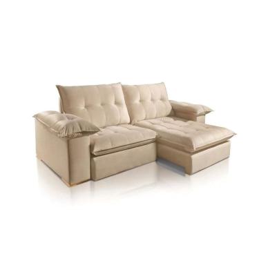 Imagem de Sofá Retrátil e Reclinável Vegas Luxo 2.10m Jc Estofados