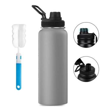 Imagem de Garrafa Térmica 1200Ml Isolada A Vácuo Água Gelada Esporte C