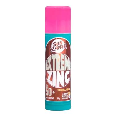 Imagem de Sun Zapper (Coral Pink) Bastão de zinco extremo – protetor solar mineral de cor rosa FPS 50+ UVA/UVB + protetor solar imbatível, creme solar feito na Austrália