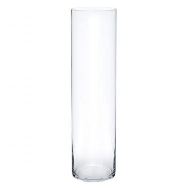 Imagem de Vaso Vidro Cilindro Grande Comprido 40x14cm Transparente