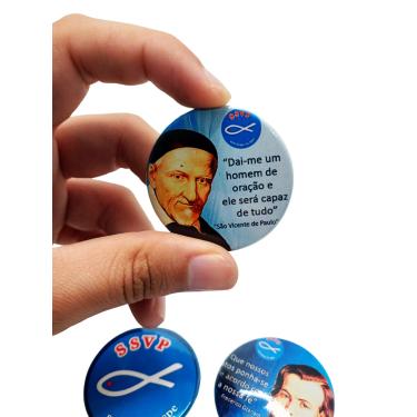 Imagem de Kit 3 Bottons personalizados SSVP