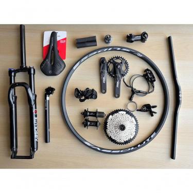 Imagem de Bicicleta Aro 29 Nero 5 Peças Inteira Absolute 12v Garfo Trava K7 11-52 Freio A Disco Hidráulico - Roxo Tam.17