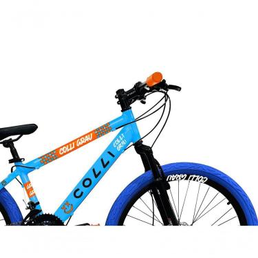 Imagem de Bicicleta Grau Aro 26 21 Marchas Colli Azul Claro