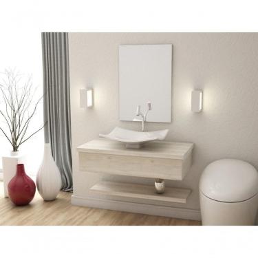 Imagem de Conjunto Bancada C-cuba F44, Prateleira E Espelheira Metrópole 806 Preto ônix Snow