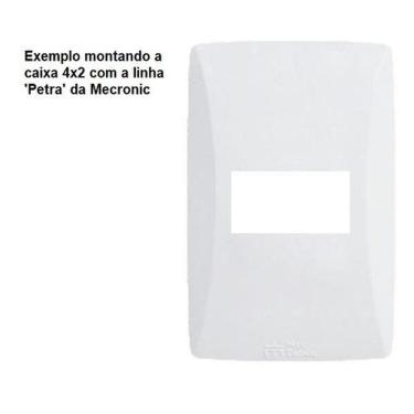 Imagem de Caixa Externa 4x2 175x75x42mm Branca - Sistema X Mectronic