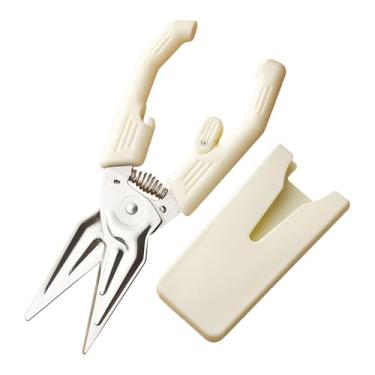 Imagem de Tesoura de Cozinha,Com Empunhadura Confortável e Design Ergonômico - Tesoura para Aves de Cozinha com Capa Magnética | Para Cortar Carne de Frango Peru Espinhas de Peixe Legumes e Alimentos