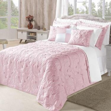 Imagem de Cobre Leito Melody King Bordado 3 Peças Hipercal 180 Fios 100% Poliést