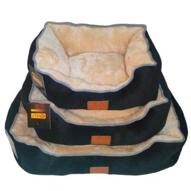 Imagem de Caminha Pet 55x50 Antiestresse Lavável Cães Gato Lovely Vibe cor:bege/