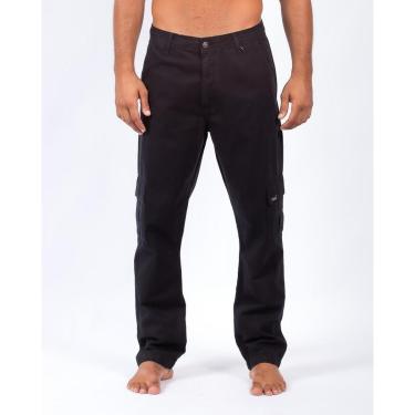 Imagem de CALÇA JEANS RIP CURL ARCHIVE CARGO TRACK - WASHED BLACK - 46-Masculino