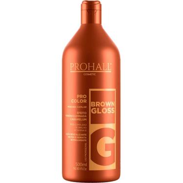 Imagem de Prohall Pro Color - Máscara Brown Gloss Efeito Morena Iluminada 500ml