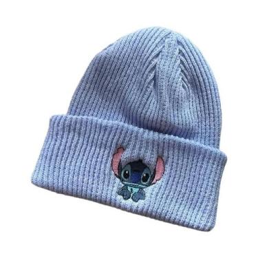 Imagem de Gorro Unissex Quente E Elástico Com Bordado De Personagem De Desenho A