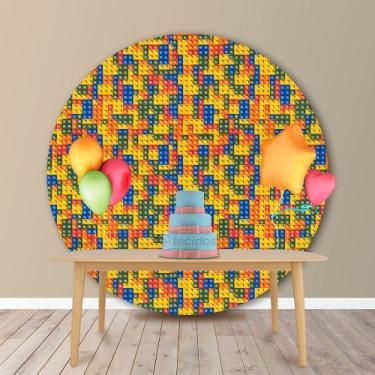 Imagem de Painel Redondo em Jacquard Estampado Lego, 2,00, 2,00