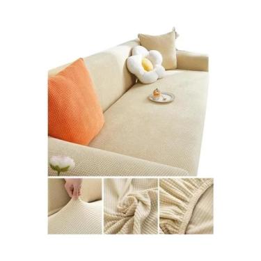 Imagem de Capa De Sofá Elástica Em Jacquard Para Sofás De 1, 2, 3 E 4 Lugares Em