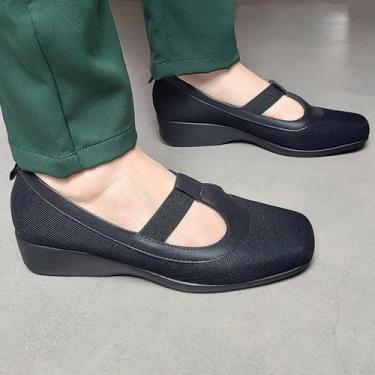 Imagem de Sapato Feminino Joanete Conforto Firezzi Scarpin 243018, Preto, 38