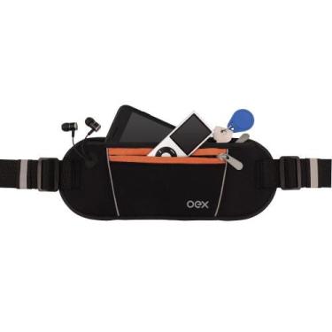 Imagem de Pochete Em Neoprene Oex Po200 Sport Move Preto E Laranja