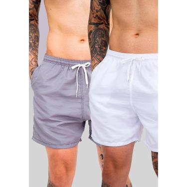 Imagem de Kit 2 Bermuda Masculina Tactel Tectel Praia Short Leve Secagem Rápida Academia Treino com Bolsos-Masculino