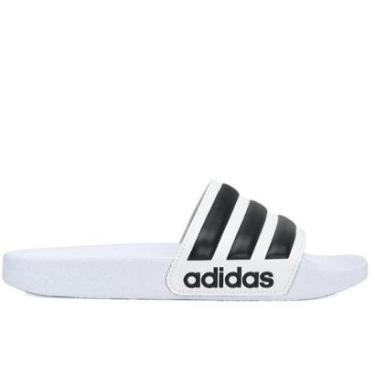 Imagem de Chinelo Adidas Adilette Shower Branco e Preto-Unissex