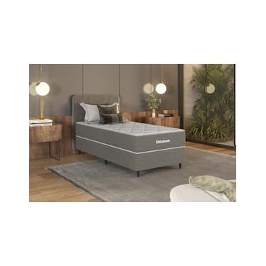 Imagem de Colchão Ortobom Elite Solteiro 88x188 Mola Pocket Ensacada Ortopillow Antialérgico Branco/Cinza