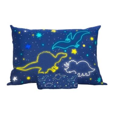 Imagem de Jogo de Lençol Malha Estampado Menino Menina Portallar Joy Dinossauros