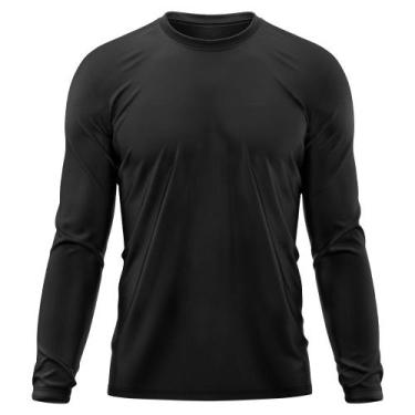Imagem de Camiseta Masculina Térmica Proteção Solar Praia Treino Academia Tshirt