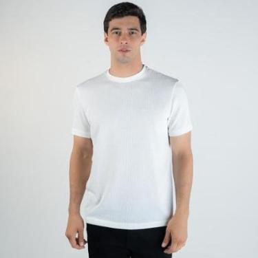 Imagem de Camiseta Calvin Klein Malha Tricot Off White-Masculino