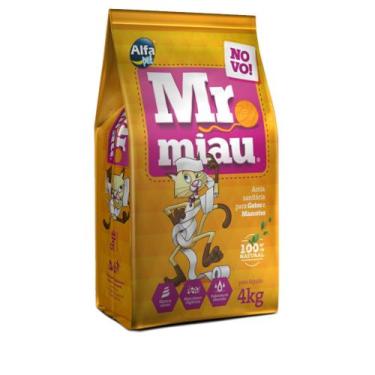 Imagem de Areia Higiênica Mr Miau para Gatos 4Kg - Alfa pet