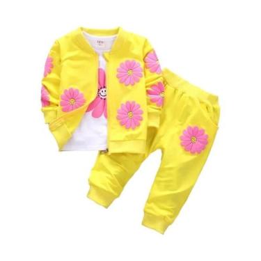 Imagem de Conjunto De Moletom De Algodão Para Meninas, Moda De Inverno, Roupa Es