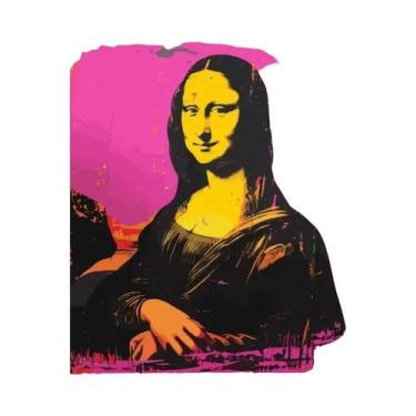 Imagem de Pintura Em Tela De Aquarela Mona Lisa, Arte De Parede Graffiti, Poster