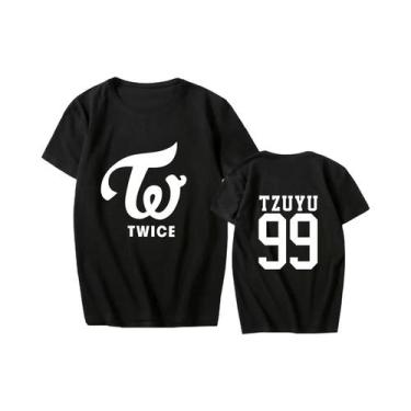 Imagem de Camiseta Feminina De Manga Curta TWICE Concert T-shirt Lin Nilian MOMO