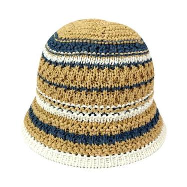 Imagem de Chapéu De Malha Colorido E Dobrável Para Mulheres, Ideal Para Viagens 