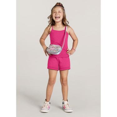 Imagem de Shorts Básico Infantil Menina de Moletinho Brandili