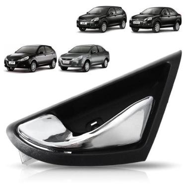 Imagem de Maçaneta interna jac j3 turin jac j3 hatch 2010 a 2015 porta traseira 